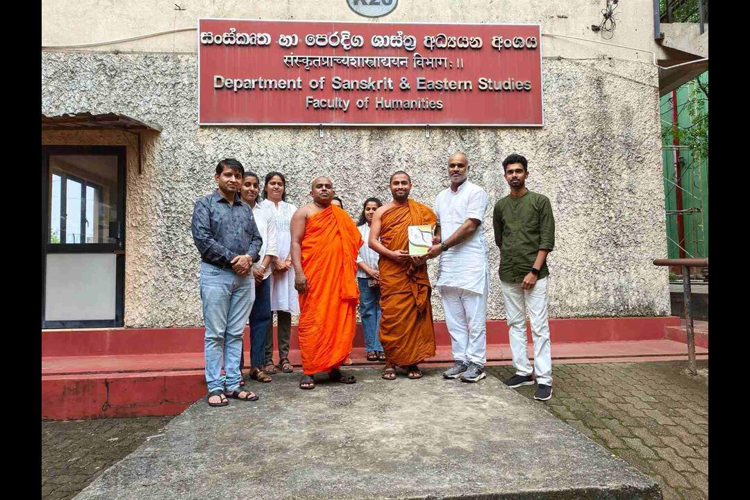 Meeting special Lecturers from Central Sanskrit University in India