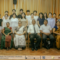 Chinese Students of the Certificate Course in Sinhala Meet Vice-Chancellor